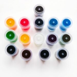 Kubeczki na pigment z pokrywką 100szt